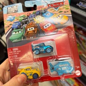 Disney Pixar Cars Mini Racers 3-Pack